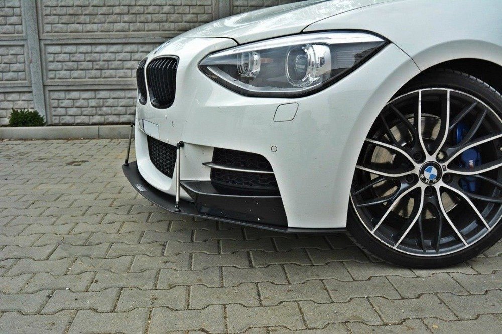 Voorspoiler Diffuser passend voor BMW 1-Serie F20/F21 11-15 M-Power