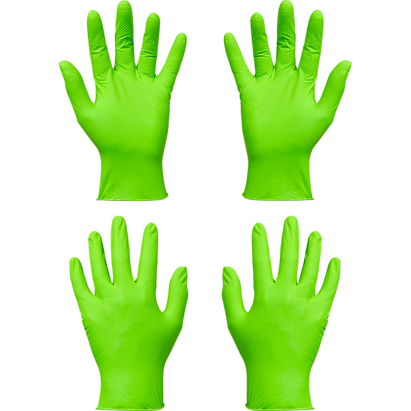 Gripp-It Nitrile Gloves - size L - Green - Dispenserbox of 50 pcs