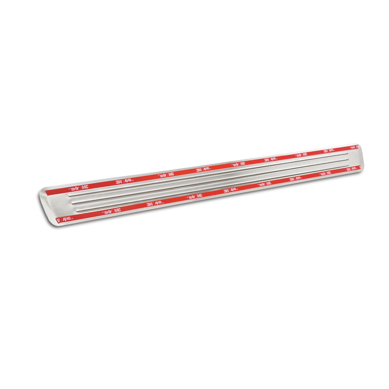 Inox door sill protectors  Volvo V90 & V90 Cross Country 2016- - 'Lines' - 4-pieces
