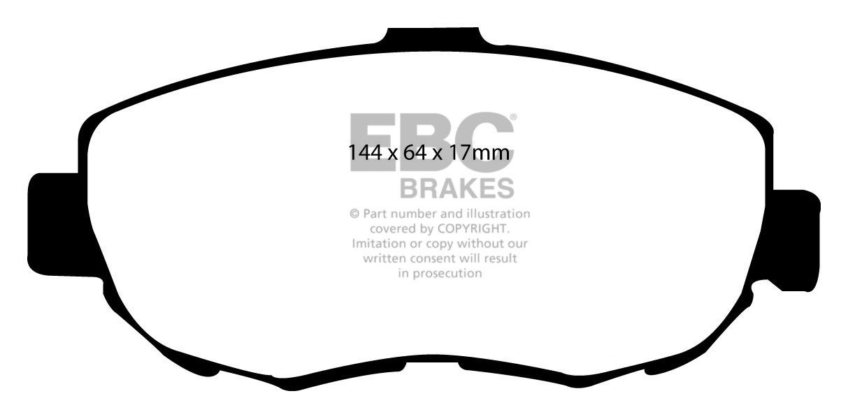EBC Brakes TOYOTA Aristo 4.0 (UZS143) 92-97 Remblokken voorzijde