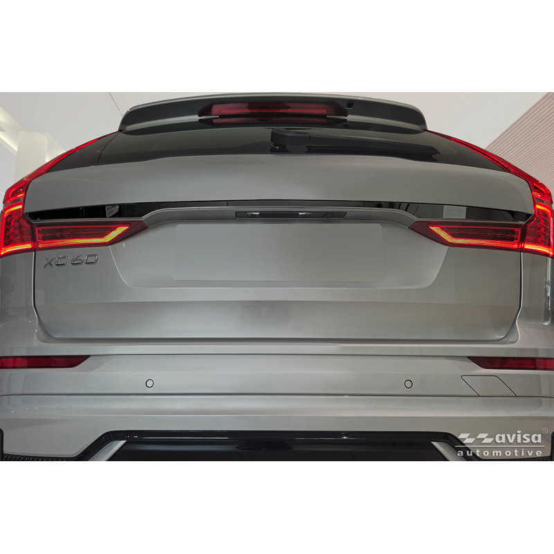 Avisa Black Chrome Stainless Steel Tailgate Trim  Volvo XC60 II 2017-2021 & Facelift 2021-