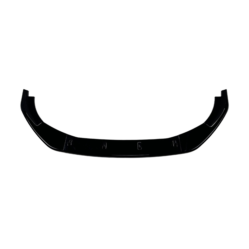 Front spoiler lip  Volkswagen Golf VI GTi 2008-2012 (Glossy Black ABS)