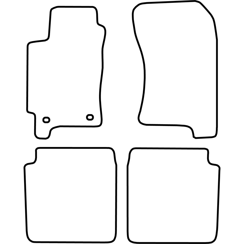 Set car mats  Subaru Legacy 1994-1999 (Typ GL)