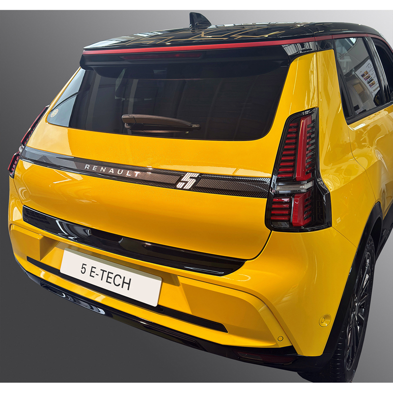RGM ABS Rear bumper protector  Renault 5 E-Tech 2024- Gloss Black