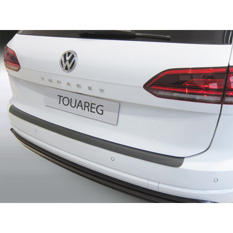 ABS Rear bumper protector  Volkswagen Touareg (CR7) 2018- Black