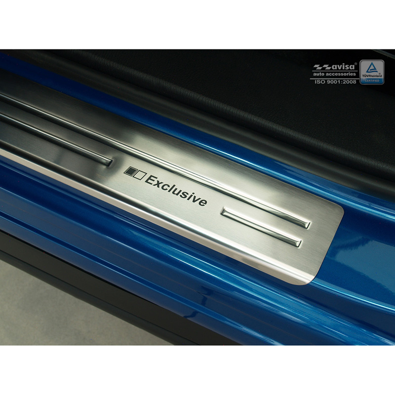 Inox door sill protectors  Mazda CX-5 I 2012-2017 - 'Exclusive' - 4-pieces