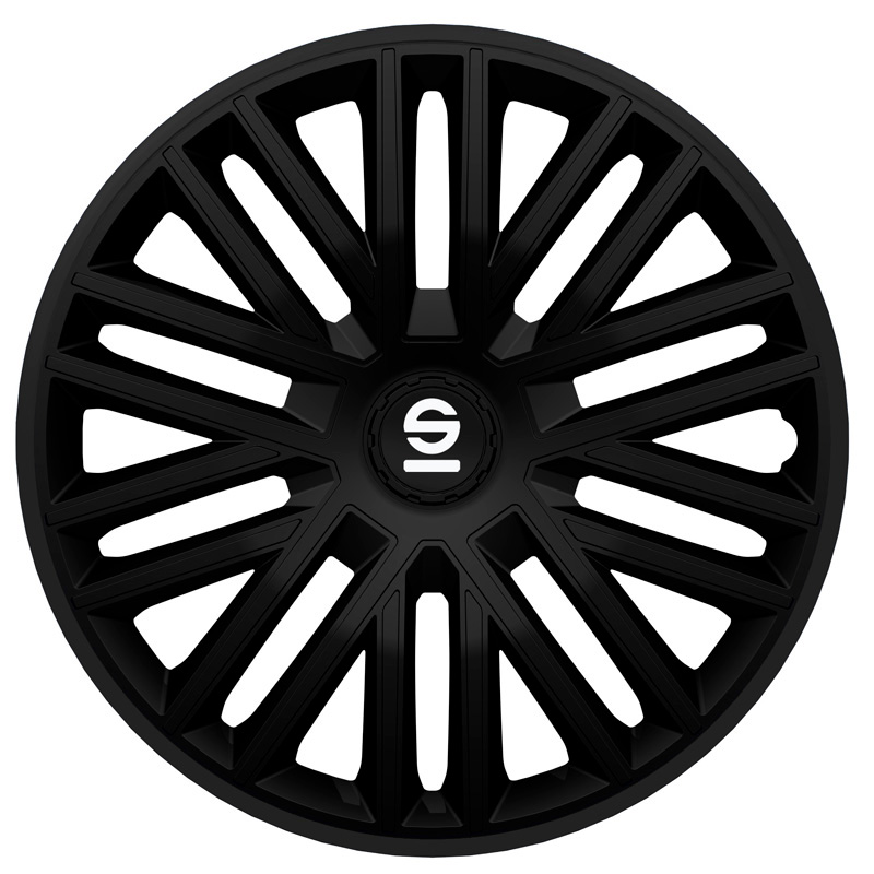 Sparco Wheel Covers Bergamo - 15-inch - Black - Set of 4 pieces