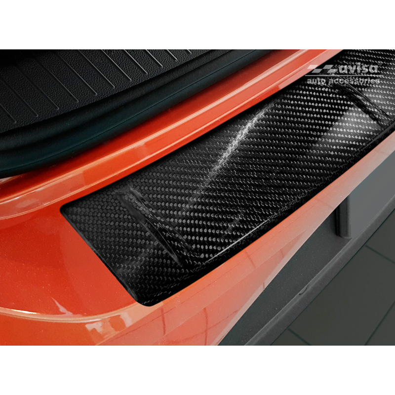 Real 3D Carbon Rear bumper protector  Volkswagen T-Roc 2017-2022 & Facelift 2022- incl. Cabrio