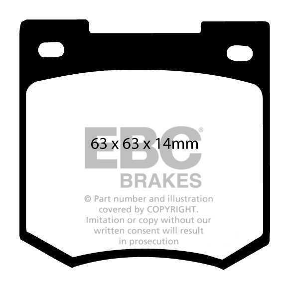 EBC Brakes ALFA ROMEO Alfa 156 2.5 2002-2006 Remblokken voorzijd