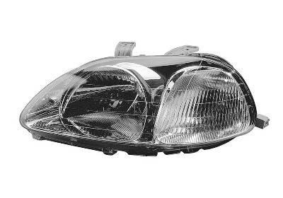 koplamp, type Valeo, H4, elektr verstelb, rechts,-12/1998 Honda