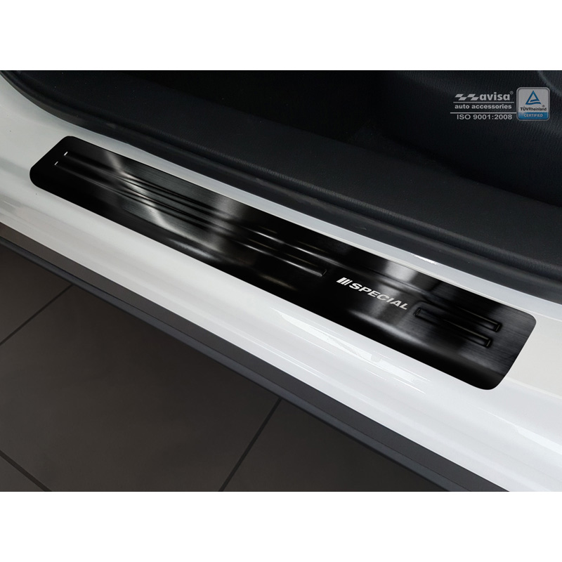 Black Stainless Steel Door sill protectors  Mazda CX-5 2012-2017 4-pieces