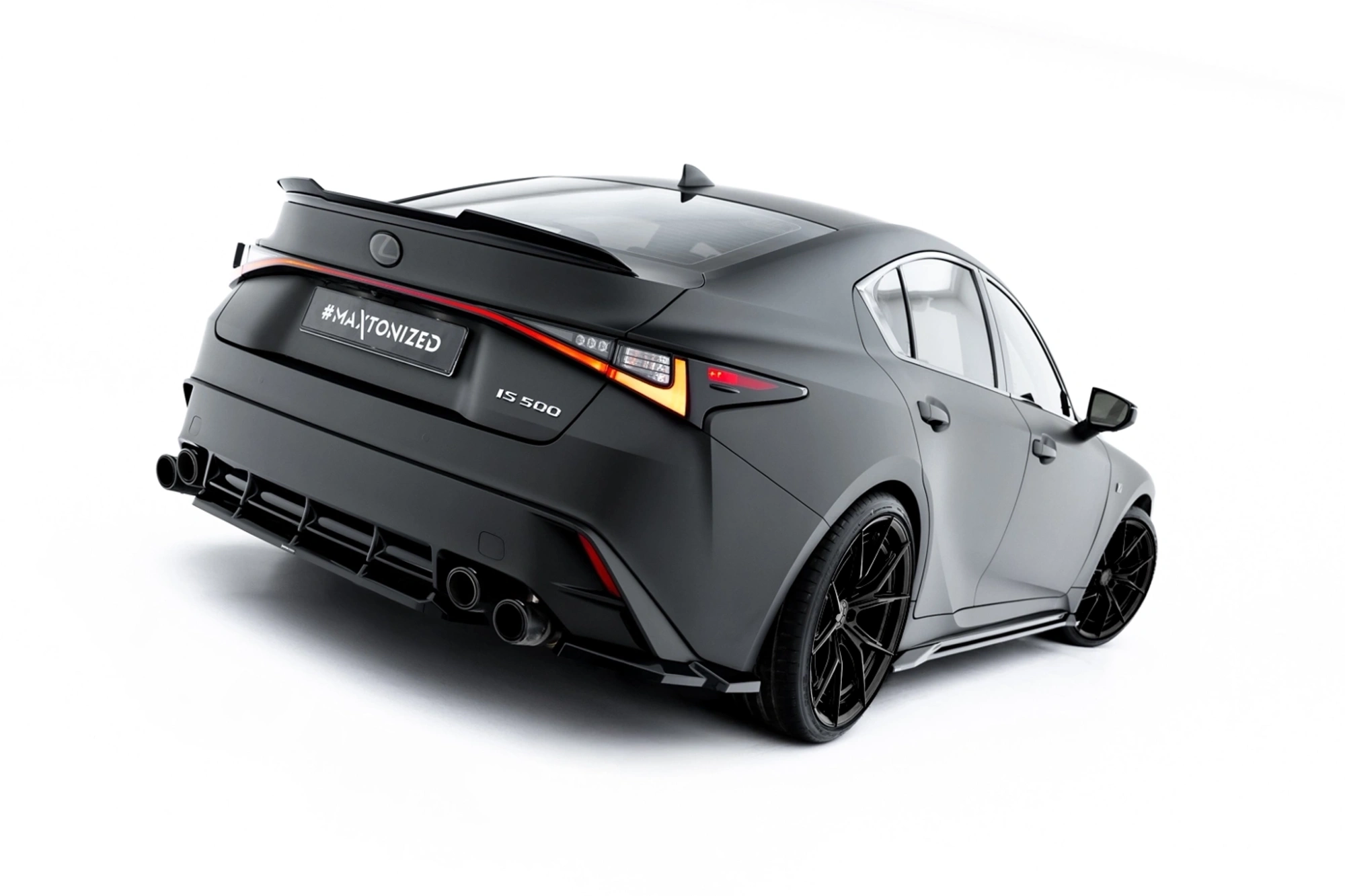 Diffuser Splitter Lexus IS 500 Mk3 Facelift 2 (XE30) Maxton Glans Zwart