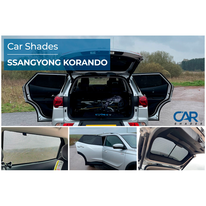 Set Car Shades  SsangYong Korando 2019- (4-pieces)
