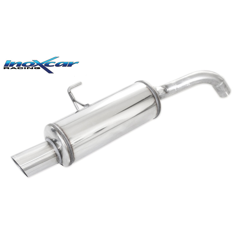 100% Inox Sport Exhaust  Renault Clio II RS 2.0 Phase 2 172hp 2002-2003 1x90mm Rally