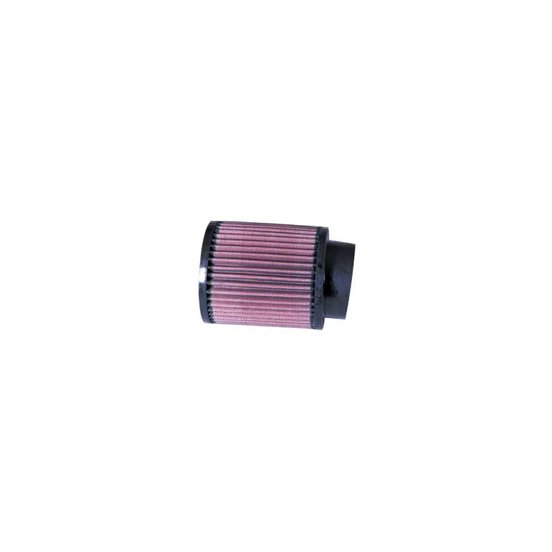 K&N Universal Round Air Filter 76mm flange, 5 degree angle, 110mm outside diameter, 127mm height (RB-0910)