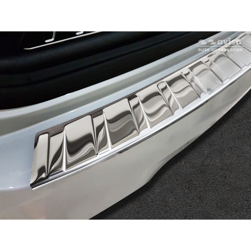 Stainless Steel Rear bumper protector  BMW X3 (G01) 2017-2021 & Facelift 2021-2024 excl. M-Package 'Ribs'