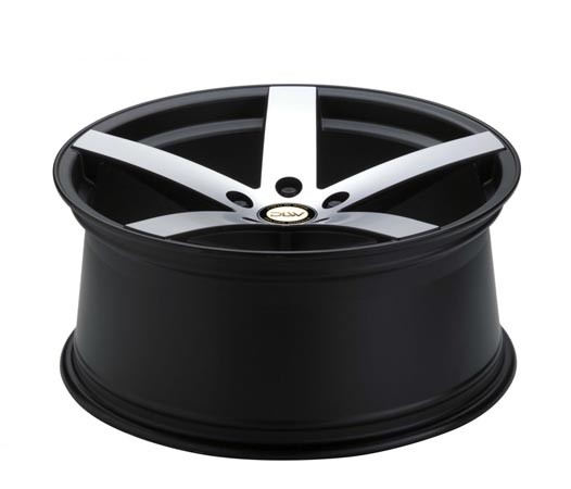Deluxe Uros K Black Matt Polish 9,5x19 5x120 ET25 Velgen
