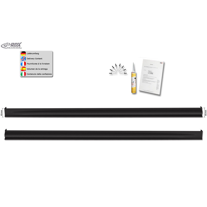 Side skirts  Volkswagen Golf VIII 2020- 'Edition' (ABS)