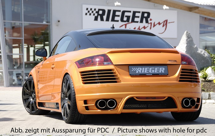 Rearbumper Audi TT 09.06- Rieger