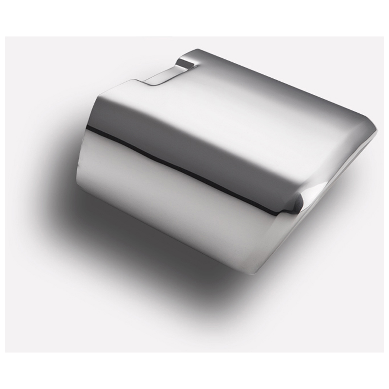 Ulter Sport Exhaust finisher (right) - Rectangular 105x80mm - Length 200mm - Installation 50-60mm - Inox