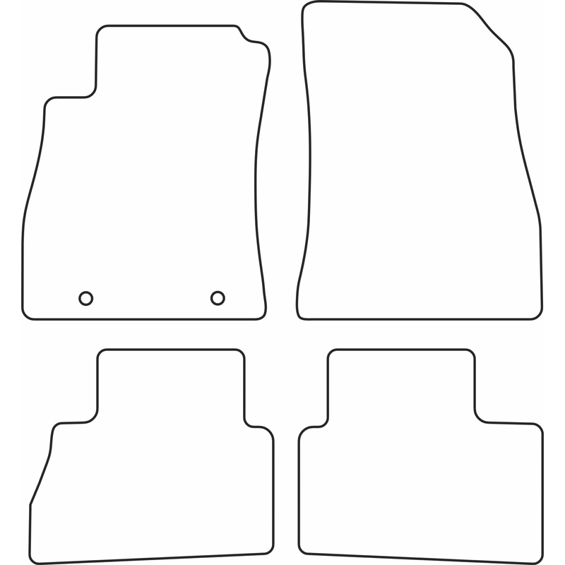 Set car mats  Nissan Juke 2010-2019