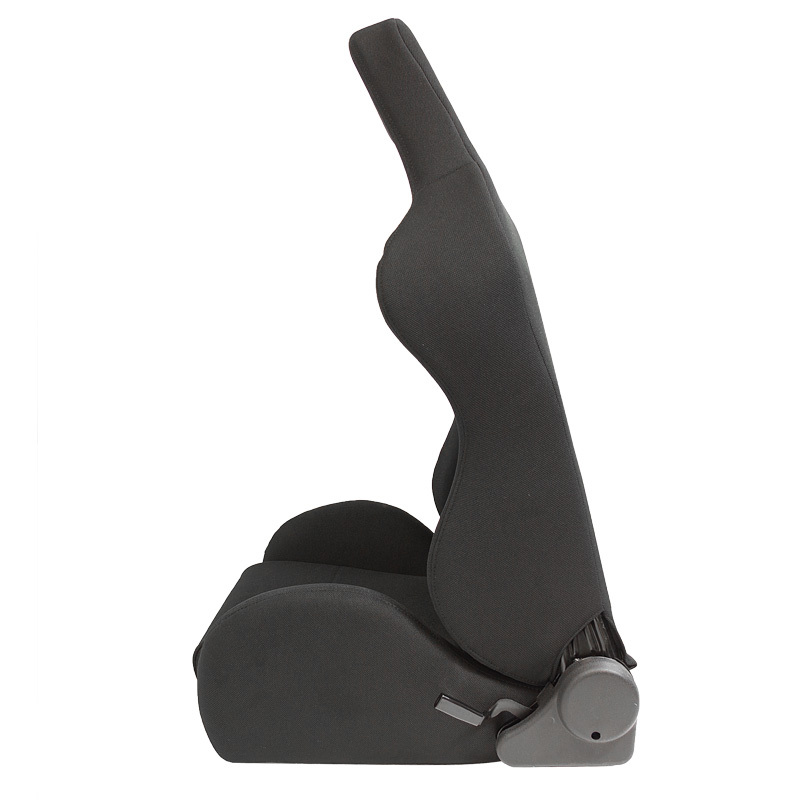 Sport seat 'Eco' - Black - Left-side reclinable back-rest - incl. slides