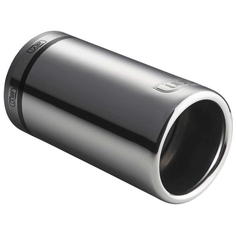 Ulter Sport Exhaust finisher - Round Ø80mm - Length 150mm - Installation 38-48mm - Inox
