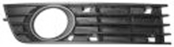 VoorBumper Grill rechts AUDI AUDI A4 00-04 ZWART