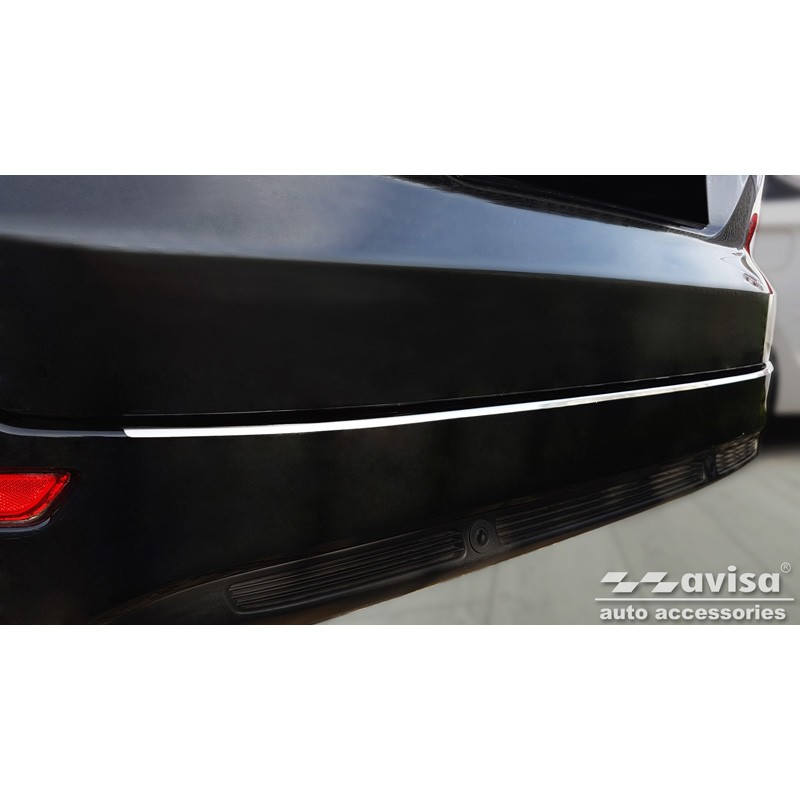 Stainless Steel Rear bumper protector  Ford Mondeo Wagon FL 2010-2014 'Ribs'