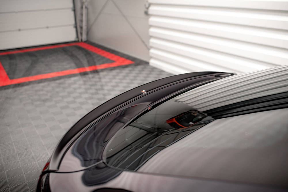 Spoiler passend voor BMW X6 M pakket F16 Maxton Glans Zwart
