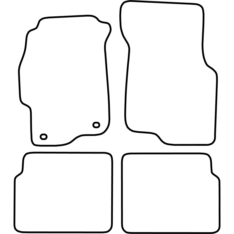Set car mats  Honda Civic coupe 1996-2001