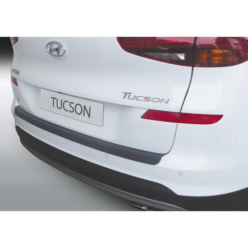 ABS Rear bumper protector  Hyundai Tucson Facelift 2018-2020 Black