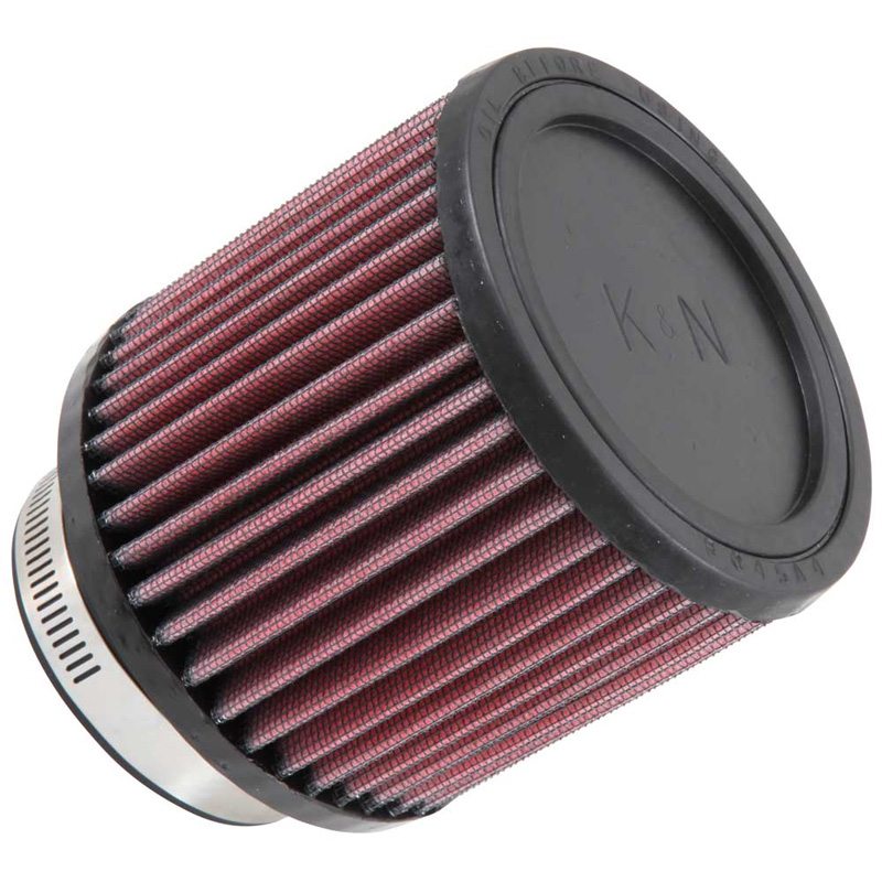 K&N Universal Round Air Filter 76mm flange, 5 degree angle, 110mm outside diameter, 102mm height (RB-0900)