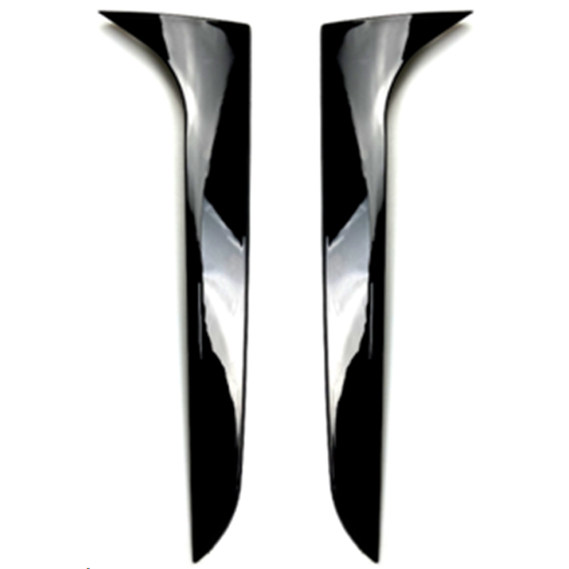 Set rear window side spoilers  Audi A4 (B8) Avant/Allroad 2008-2015 excl. S-Line (ABS Glossy Black)