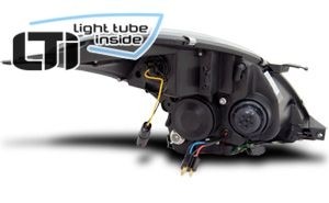 Headlights Suzuki Swift 10-16 Tube Light LED Black