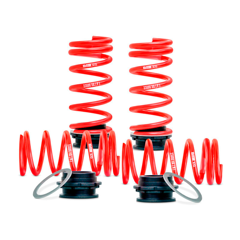 H&R Height Adjustable Spring System  Volkswagen Golf VIII (CD) R Variant 4Motion & Cupra Leon (KL) Sportstourer incl. VZ (4WD) 2020- FA10-20/RA00-10mm & Skoda Octavia (NX) RS Sedan/Combi (4WD) 2020- FA25-35/RA15-25mm