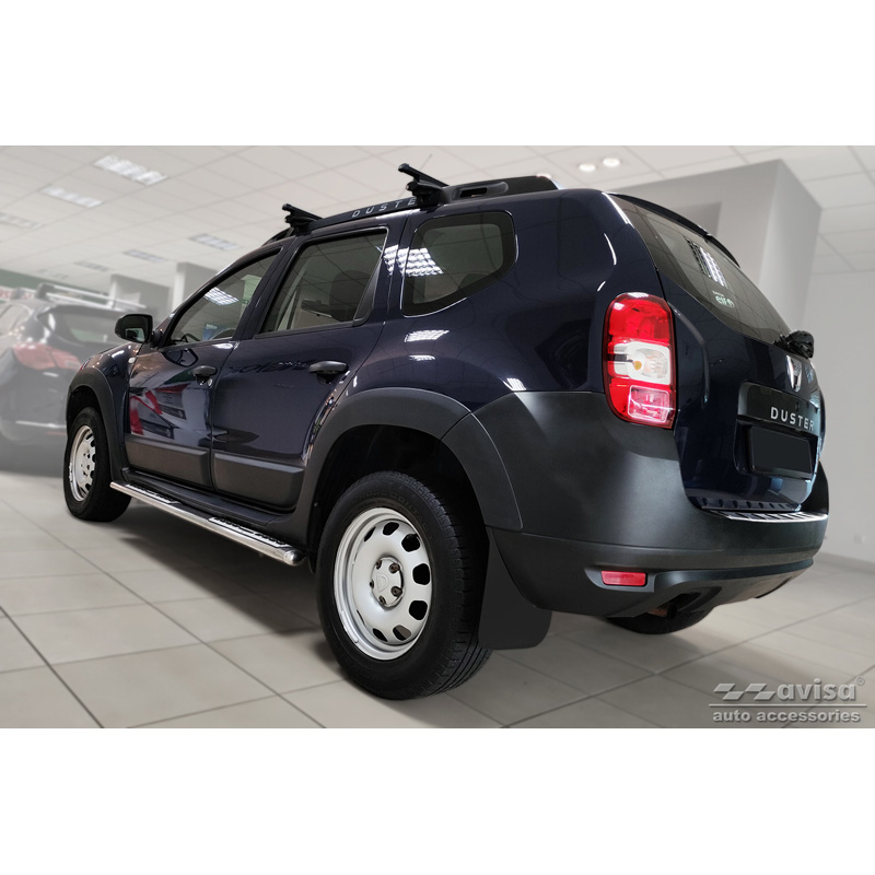 Stainless Steel Rear bumper protector  Dacia Duster 2010-2013 & Facelift 2013-2017 'STRONG EDITION'