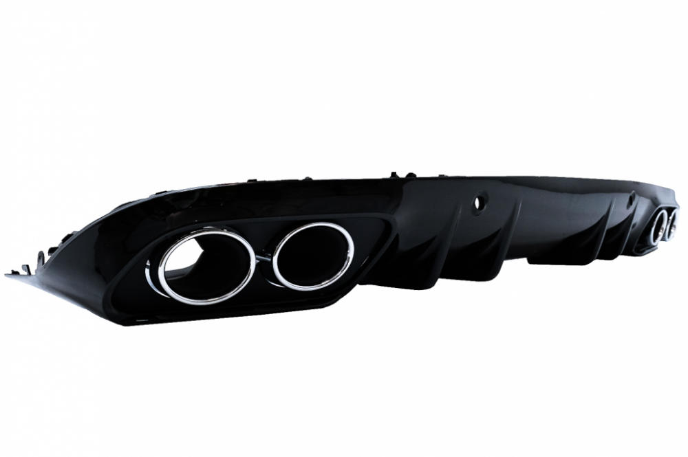 Diffuser passend voor Mercedes C205 A205 Coupe / Cabrio 15-19 C43 Design
