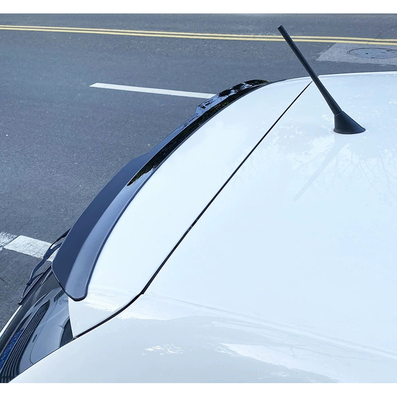 Roof spoiler (Spoiler Cap)  Volkswagen Polo 6R/6C 2009-2017 (ABS Glossy Black)