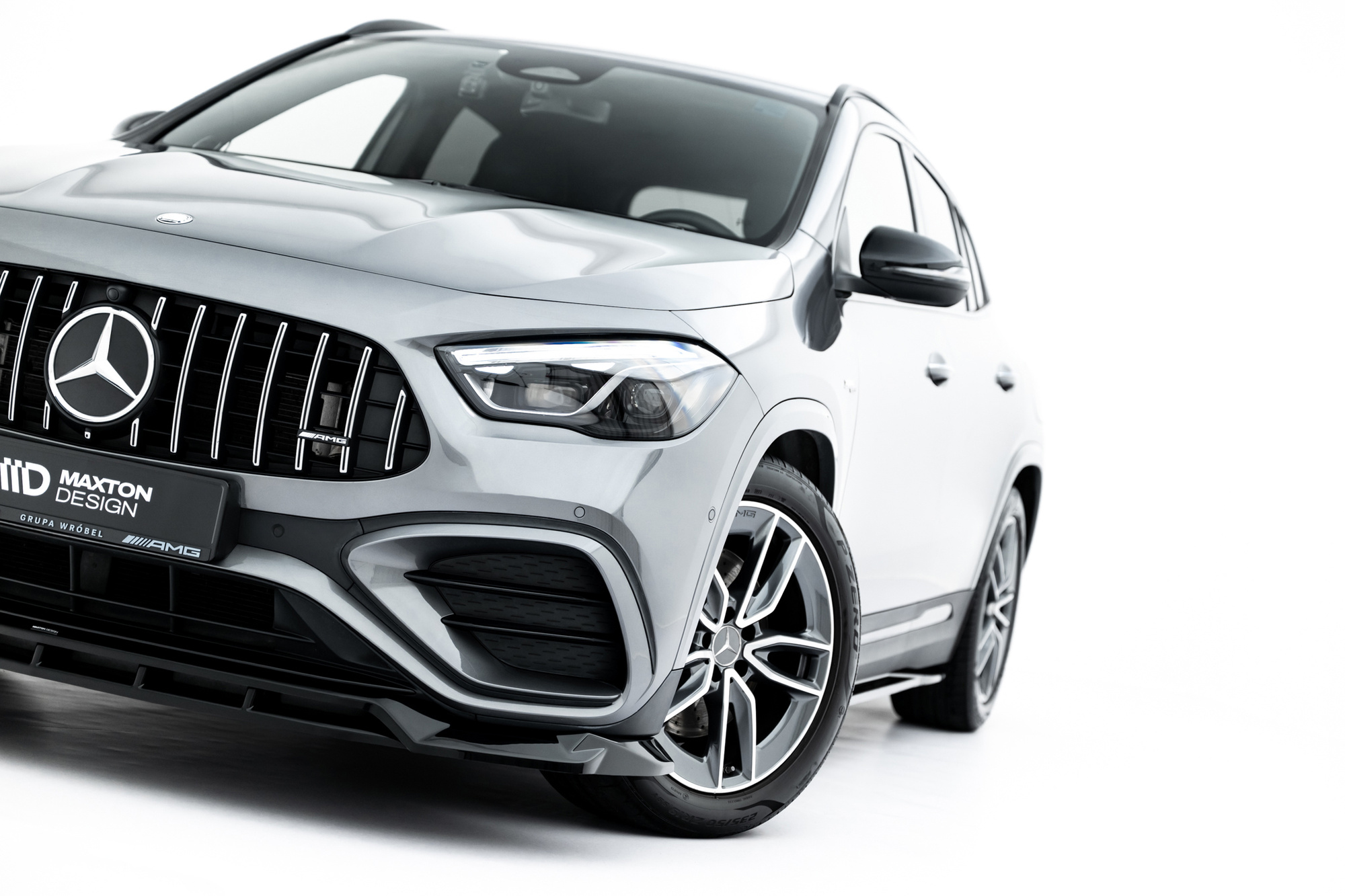 Voorspoiler passend voor Mercedes-AMG GLA 35 H247 Facelift V.1