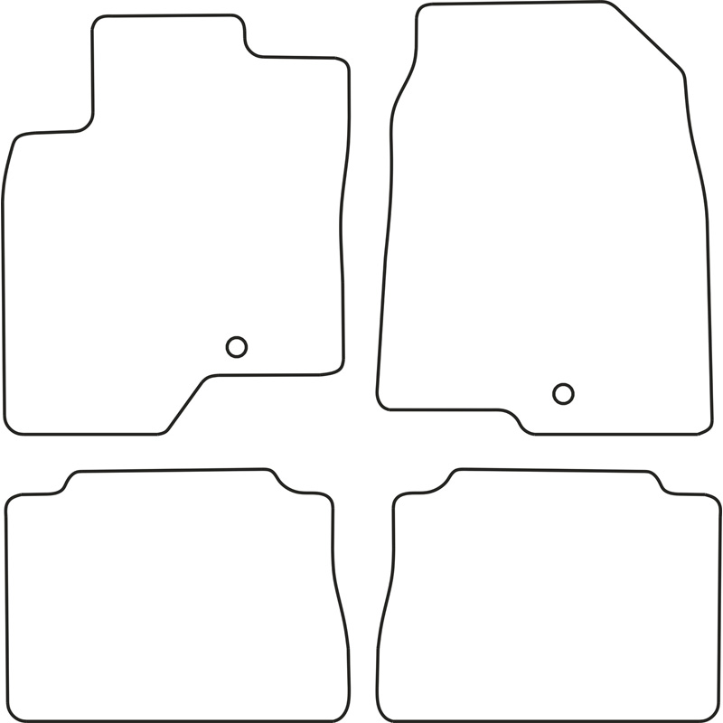 Set car mats  Opel Antara 2007-2011