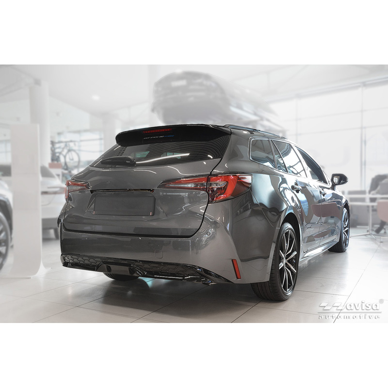 Avisa Black Chrome Stainless Steel Tailgate Trim  Toyota Corolla Touring Sports (E21) 2019-