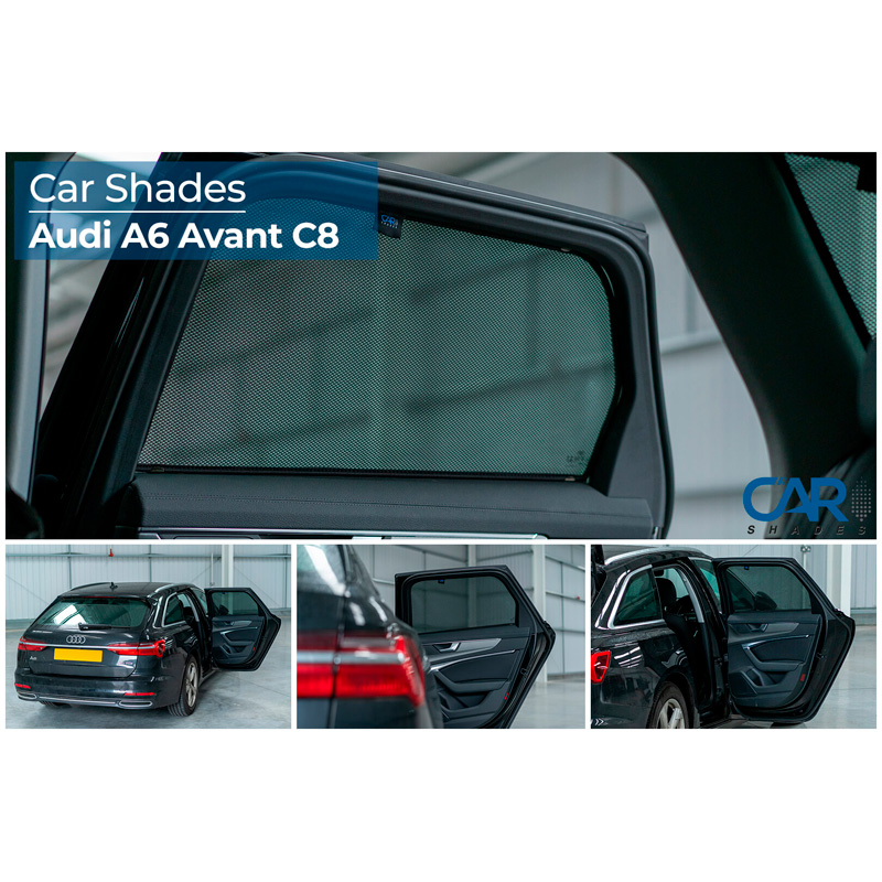 Set Car Shades (rear side doors)  Audi A6 C8 Avant 2018- (2-pieces)