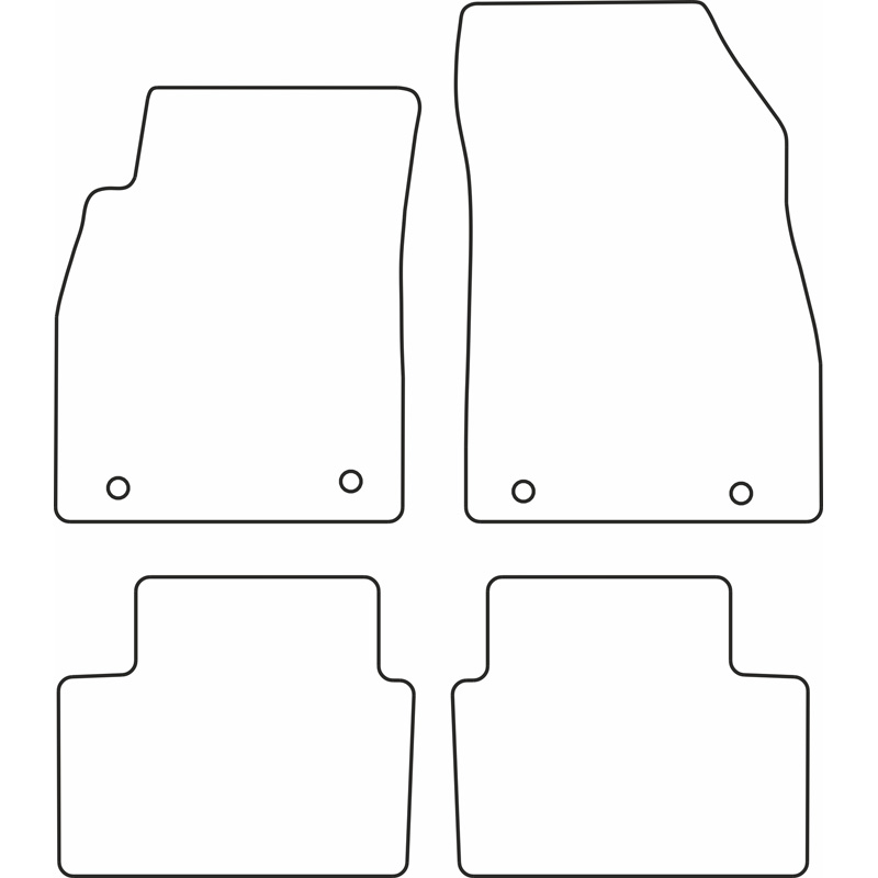 Set car mats  Opel Insignia 2008-2013
