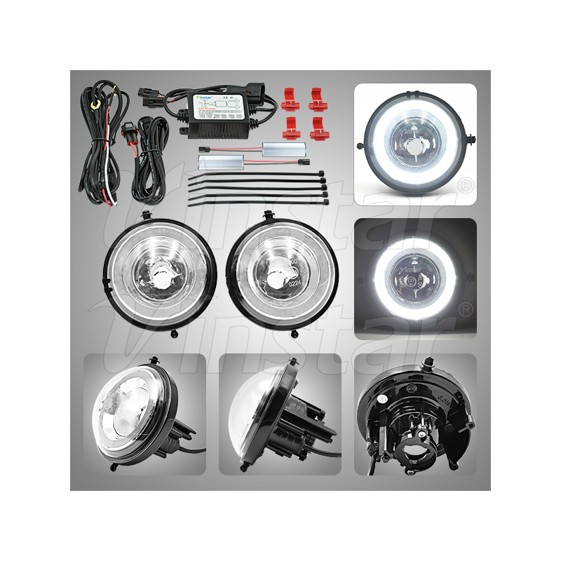 Set LED Daytime Running Lights (DRL)  Mini R55-R59 2006-2014 / Countryman R60 / Paceman R61 - Black