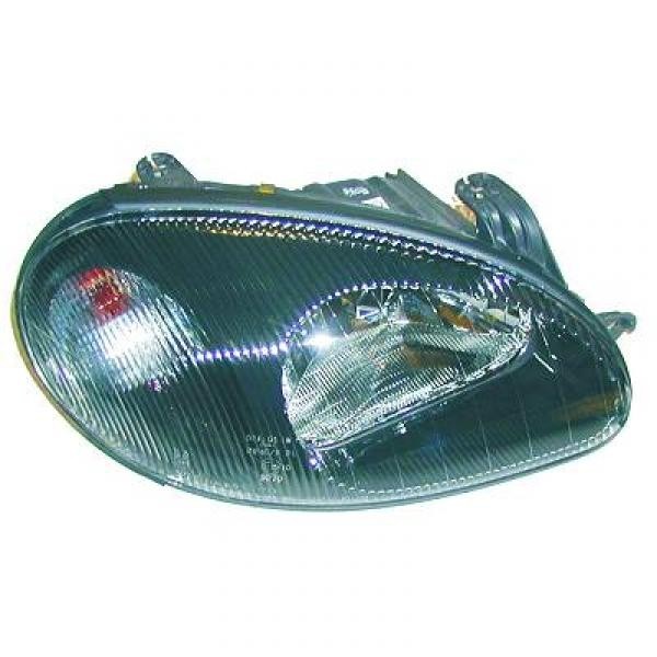 Koplamp links LANOS. 97->> ZWARTE