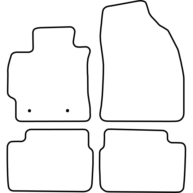 Set car mats  Toyota Corolla E15 2008-