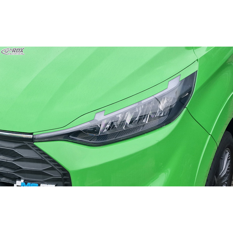 RDX Head light spoilers  Ford Transit Custom & Tourneo Custom (V710) 2023- (with LED & Matrix-LED) (ABS)