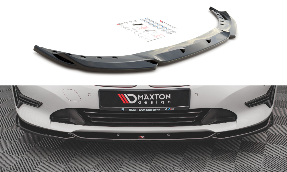 Voorspoiler passend voor BMW 3 Serie G20 V2 Gloss Black