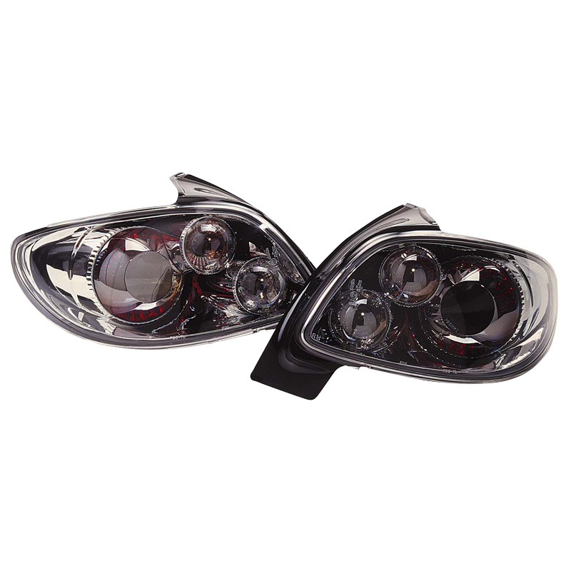 Set Tail Lights  Peugeot 206 excl. CC/SW - Chrome